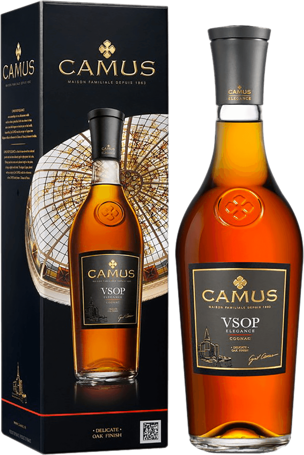 Коньяк Camus Elegance Cognac VSOP (gift box) Камю Элеганс Коньяк VSOP в подарочной упаковке 0.5 л