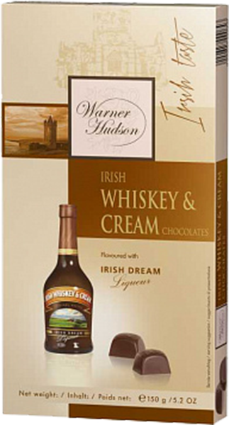 Уорнер Хадсон шоколад с ирландским сливочным ликером на основе виски 0.15 л
