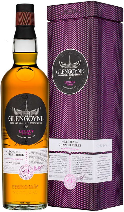 Гленгойн Чаптер 3 Хайлэнд Сингл Молт солодовый виски в подарочной упаковке 0.7 л