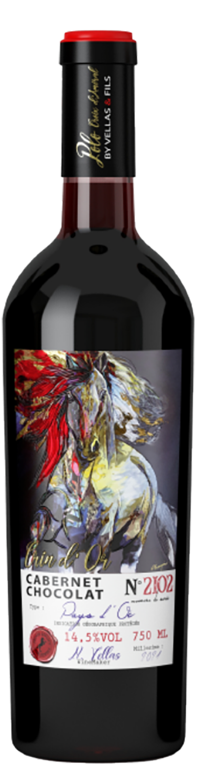 Крэн д'Ор Каберне Шокола Пэй д'Ок IGP Виньобль Веллас 0.75 л
