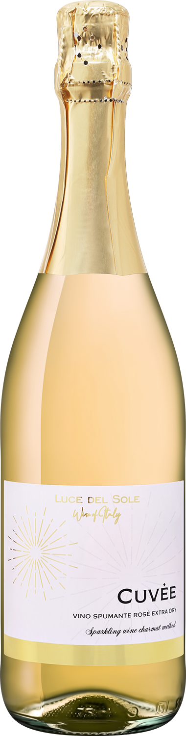 Луче дель Соле Кюве Спуманте Розе Экстра Драй Кантине Казабелла 2021 0.75 л