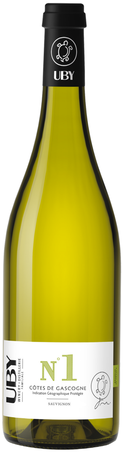 Юби №1 Совиньон Блан Кот де Гасконь IGP Домен Юби 0.75 л