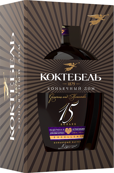 Koktebel 15 y.o. (gift box), 0.7 л в Рязани