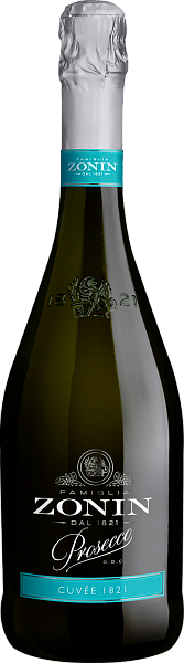 Zonin Cuvee 1821 Prosecco DOC Brut, 0.75 л в Рязани
