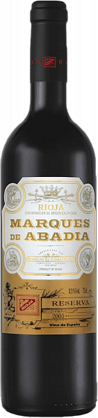 Marques de Abadia Reserva Rioja DOCa Bodegas El Cidacos, 0.75 л в Рязани