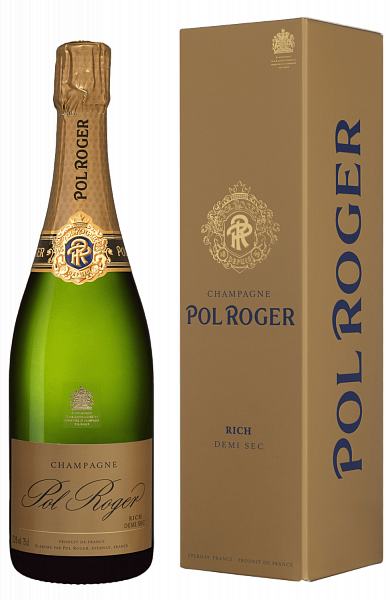 Pol Roger Rich Champagne AOC (gift box), 0.75 л