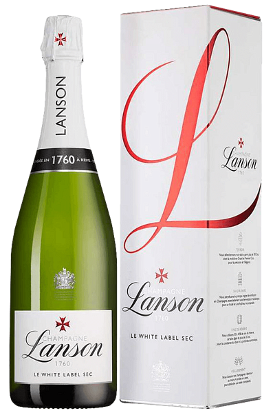 Lanson White Label Sec Champagne AOC (gift box), 0.75 л в Рязани