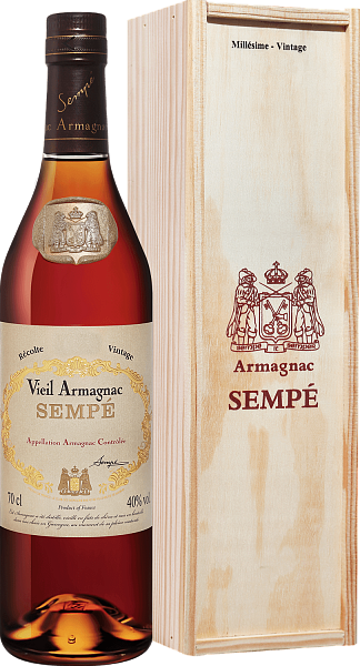 Sempe Vieil Vintage 1963 Armagnac AOC (gift box), 0.7 л