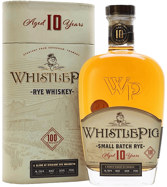 WhistlePig 10 y.o. Rye Whiskey (gift box), 0.7 л