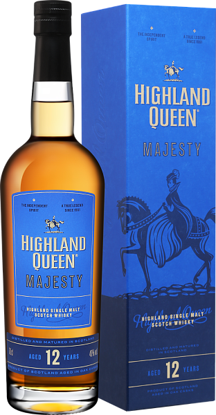 Виски Highland Queen Majesty Single Malt Scotch Whisky 12 y.o. (gift box), 0.7 л в Рязани