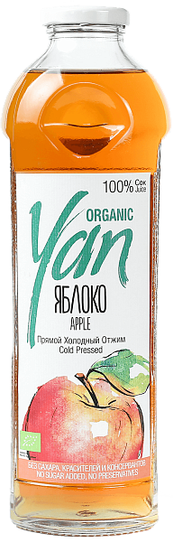 Apple Organic Yan, 0.93 л