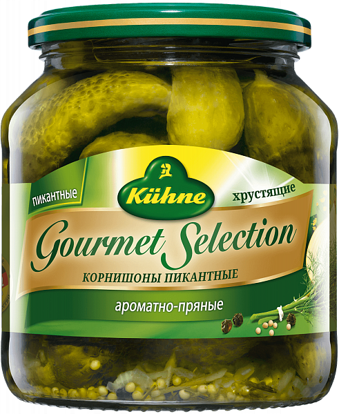 Spicy gherkins Kühne в Рязани