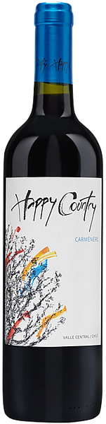 Happy Country Carmenere Central Valley DO Bodegas y Vinedos de Aguirre, 0.75 л в Рязани