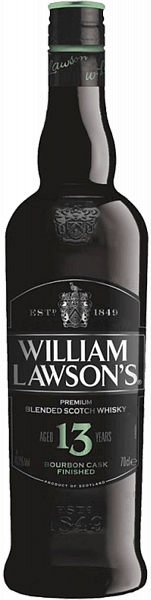 William Lawson's 13 y.o. Blended Scotch Whisky, 0.75 л