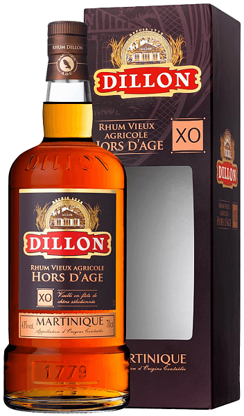 Dillon Hors d'Age XO Martinique AOC (gift box), 0.7 л