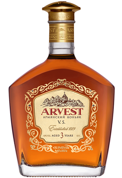 Arvest Armenian Brandy VS Aregak, 0.5 л