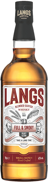 Langs Full & Smoky Blended Scotch Whisky, 0.7 л