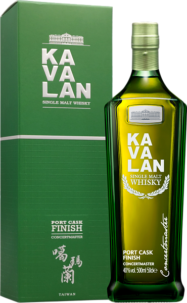 Kavalan Concertmaster Port Cask Finish Single Malt Whisky (Подарочная упаковка), 0.5 л в Рязани