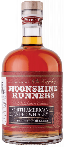 Moonshine Runners North American Blended Whiskey, 0.7 л