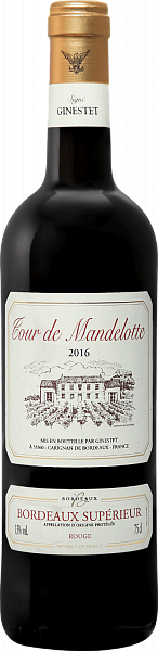 Вино Tour de Mandelotte Bordeaux Superieur AOC Ginestet, 0.75 л в Рязани