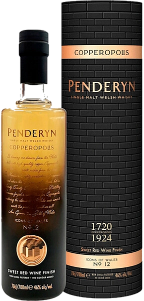 Penderyn Copperopolis Sinlge Malt Welsh Whisky в подарочной упаковке, 0.7 л в Рязани