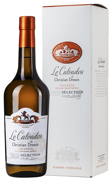 Coeur de Lion Selection Calvados AOC Christian Drouin (gift box), 0.7 л