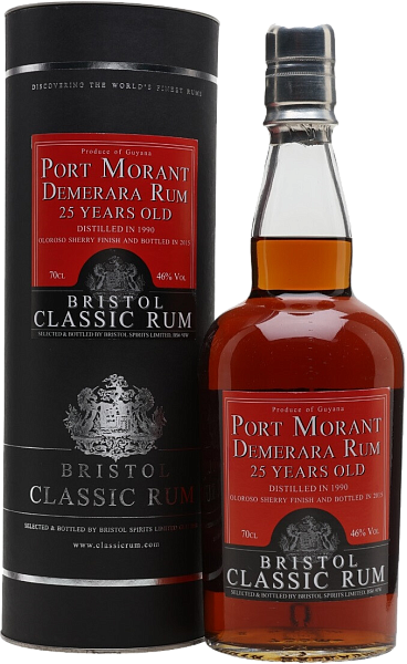 Port Morant Demerara Rum 25 Years Old Bristol Classic Rum (Подарочная упаковка), 0.7 л в Рязани