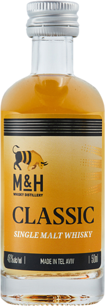Виски M&H Classic Single Malt Whiskey, 0.05 л в Рязани