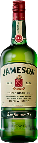 Jameson Triple Distilled Irish Whiskey, 1 л в Рязани