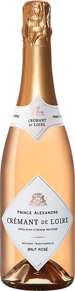 Prince Alexandre Brut Rose Cremant De Loire AOC, 0.75 л в Рязани