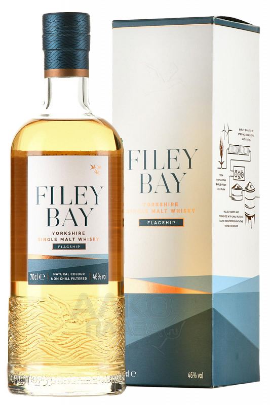 Фили Бэй Флэгшип Йоркширский Солодовый Виски в подарочной упаковке 0.7 л