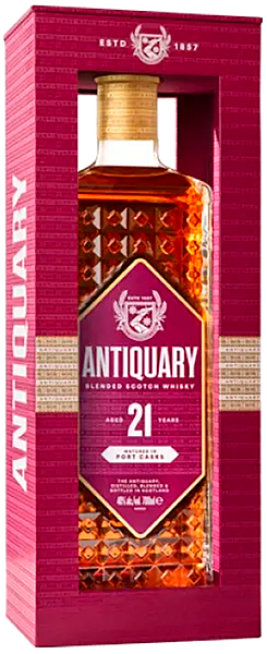 Виски Antiquary Blended Scotch Whisky 21 Years Old (Подарочная упаковка), 0.7 л в Рязани