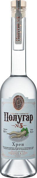 Polugar №5 Horseradish, 0.5 л в Рязани