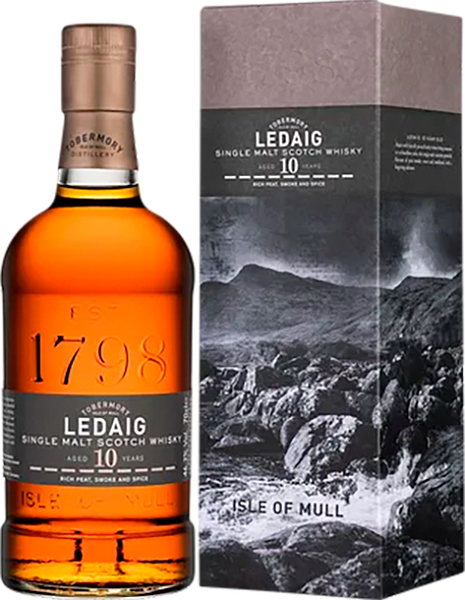 Ledaig Aged 10 Years Single Malt Scotch Whisky (gift box), 0.7 л в Рязани
