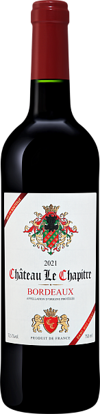 Chateau Le Chapitre Bordeaux AOC, 0.75 л в Рязани