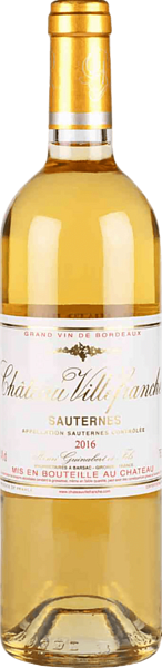 Chateau Villefranche Sauternes AOC, 0.375 л в Рязани