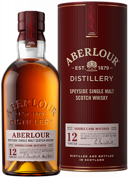 Aberlour Double Cask Matured Highland Single Malt Scotch Whisky 12  y.o. (gift box), 0.7 л в Рязани