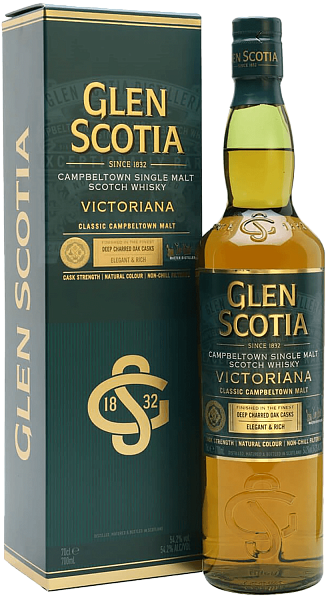 Виски Glen Scotia Victoriana Single Malt Scotch Whisky (gift box), 0.7 л