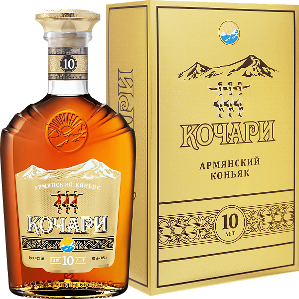 Kochari Armenian Brandy 10 Y.O. (gift box), 0.5 л