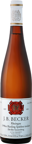 Riesling Eltviller Sonnenberg Spatlese Trocken Rheingau J.B.Becker, 0.75 л в Рязани