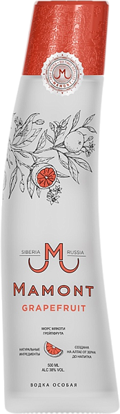 Водка Mamont Grapefruit, 0.5 л в Рязани