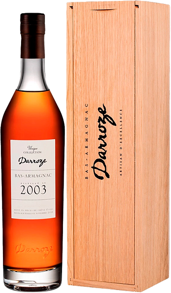 Арманьяк Darroze Unique Collection 2003 Bas-Armagnac (wooden box), 0.7 л в Рязани