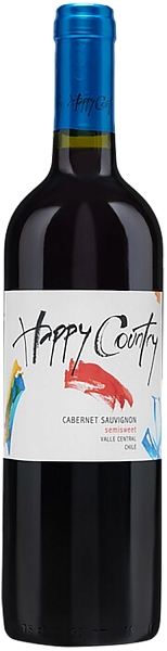 Happy Country Cabernet Sauvignon Central Valley DO Bodegas y Vinedos de Aguirre, 0.75 л в Рязани