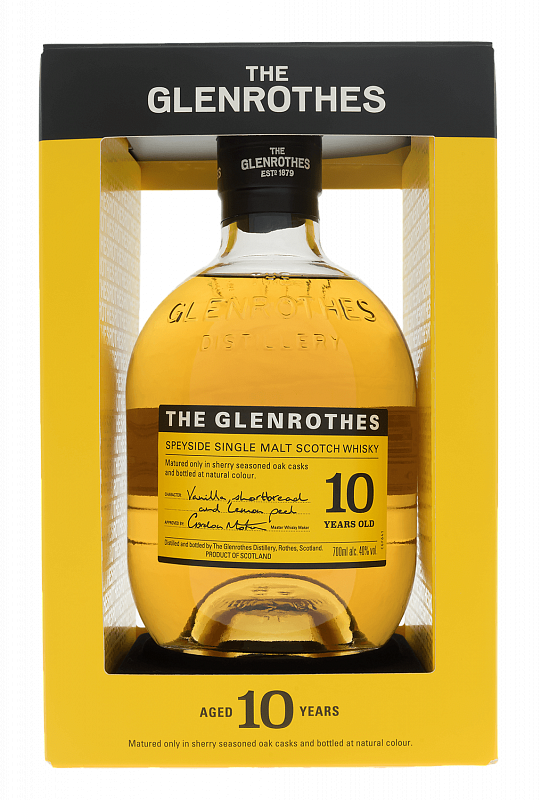 Гленротс 10 лет Спейсайд односолодовый шотландский виски в подарочной упаковке 0.7 л